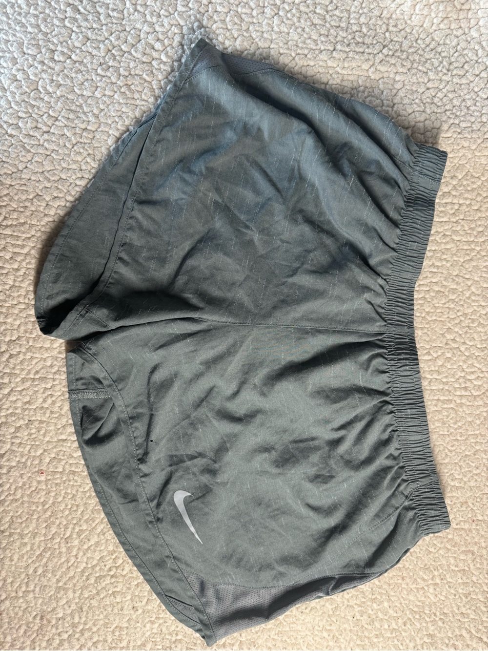 Nike Men’s Black Athletic Training Shorts with Reflective Swoosh